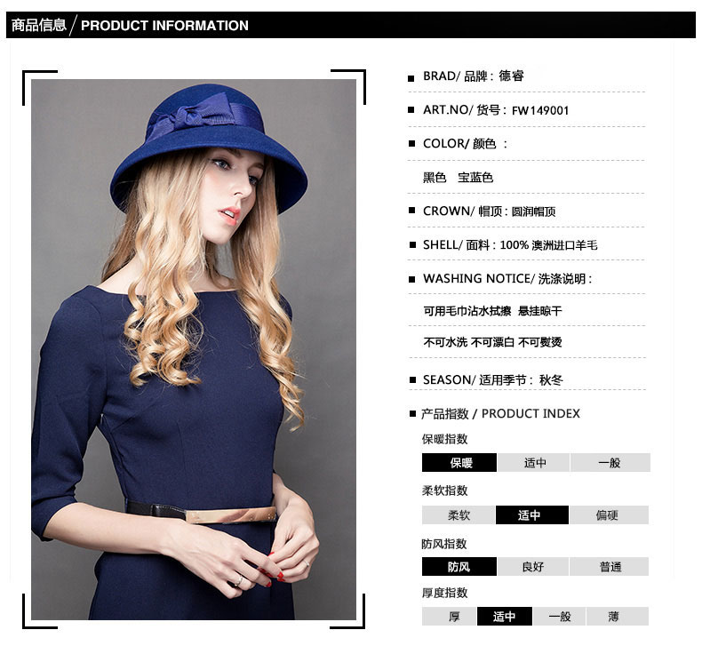 大沿帽，產(chǎn)品信息