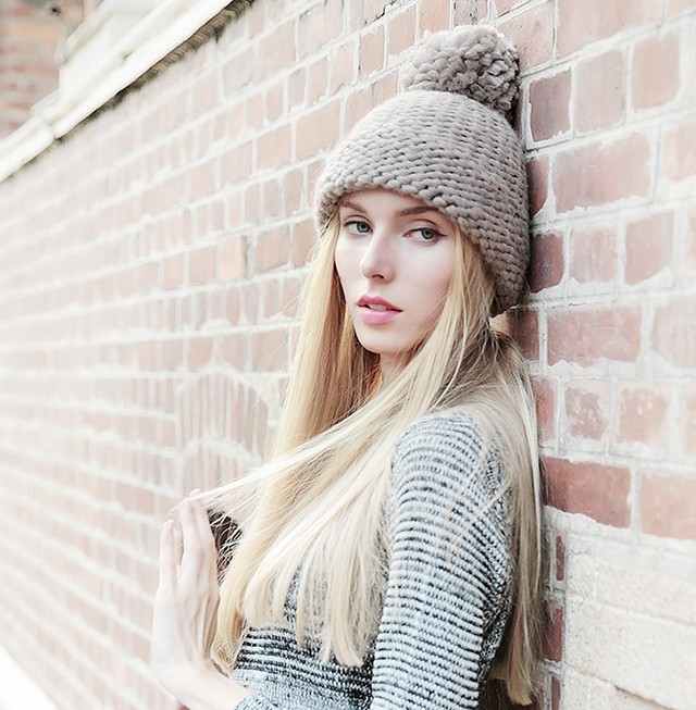 秋冬保暖又時髦，一頂針織帽就足夠！